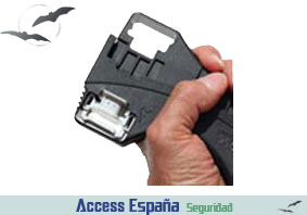 Gafas antihurto antirrobo alarma bip PL25 etiqueta etiquetas anti robo AM magneto acustico Access España Seguridad
